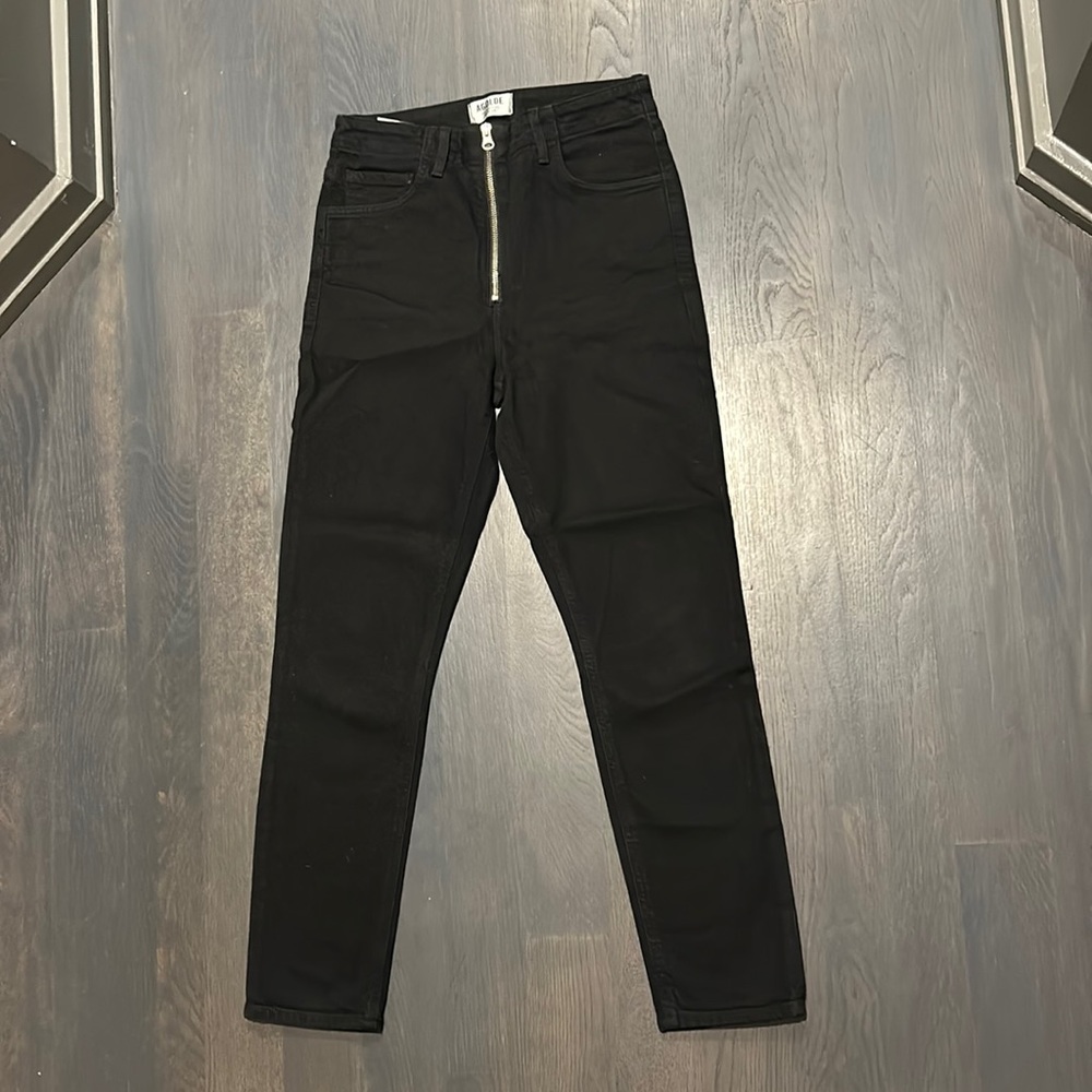 Agolde Zip Jeans- Black - 27